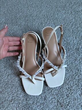 A new day pearl kitten heels